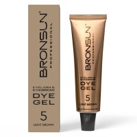 Краска для ресниц и бровей BRONSUN светло-коричневый #5 15мл